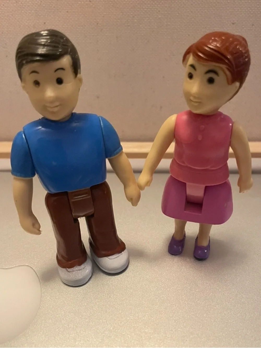 Vtg Fisher-Price Loving Family People Boy Girl Dollhouse 1990s Retro Toys